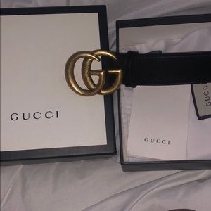 Gucci belt new with dust bag and box